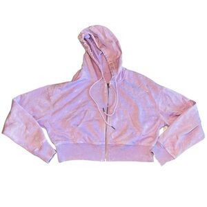 No Boundaries Light Purple Cropped Hoodie